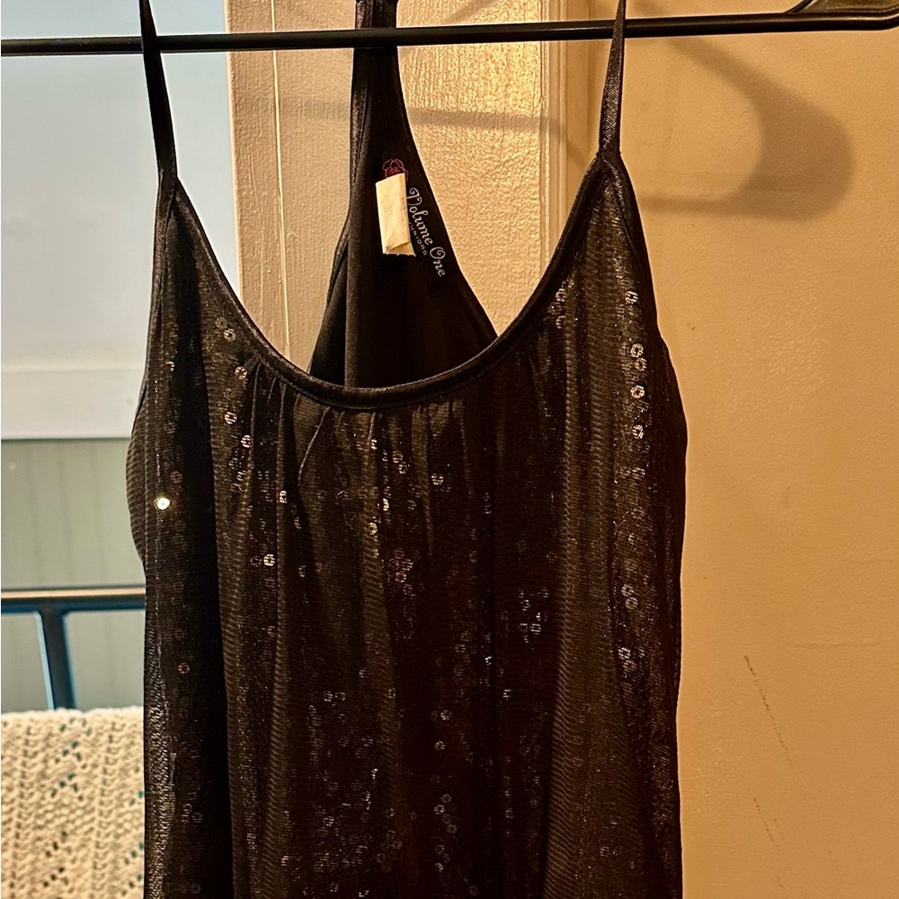 Black & gold dress